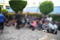 103 warga asing diperiksa dalam operasi berkenaan yang mana, 11 daripada mereka ditahan kerana tiada dokumen pengenalan diri yang sah.