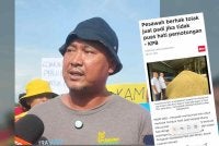 Abdul Rashid berharap kerajaan meneliti semula mekanisme penggredan padi. Gambar kecil; Laporan Sinar Harian pada Rabu.