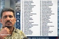 Senarai nama rakyat Malaysia yang hilang akibat tragedi banjir dan tanah runtuh di Nepal pada Ogos lepas.