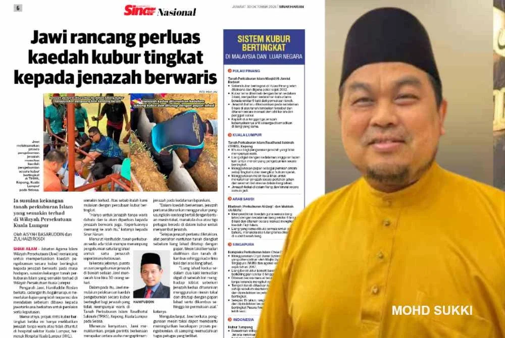 Laporan Sinar Harian pada Jumaat.