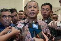 Mohd Khalid ketika ditemui pengamal media selepas Majlis Makan Malam Jasamu Dikenang Persatuan Bekas Polis Malaysia Tahun 2026 di sebuah hotel pada Jumaat. Foto Bernama